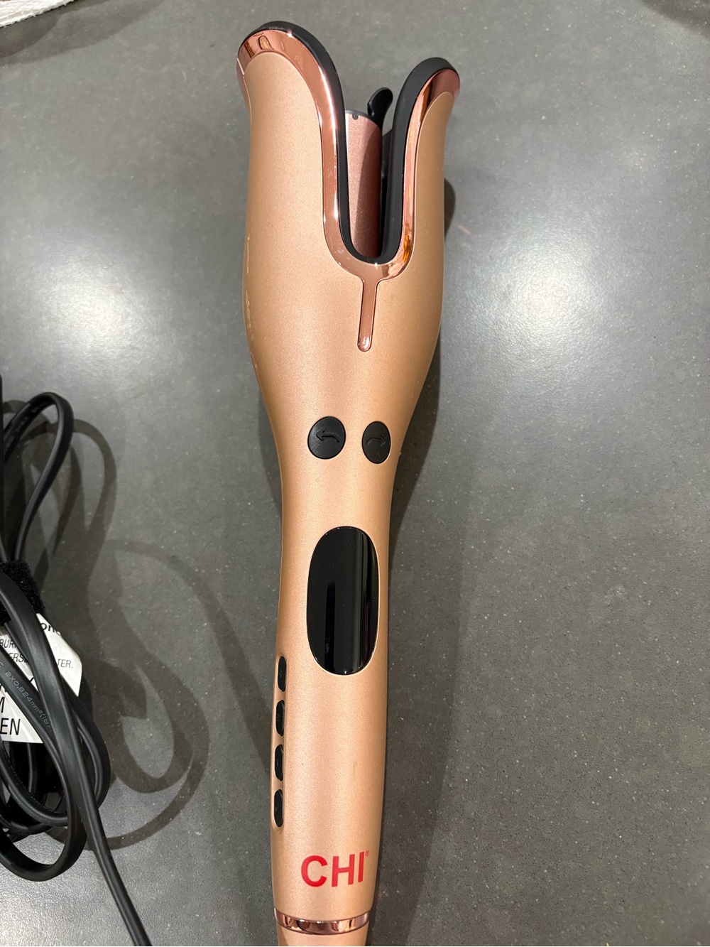 CHI Auto Curling Iron in Rose Gold - One-Touch Professional Styler